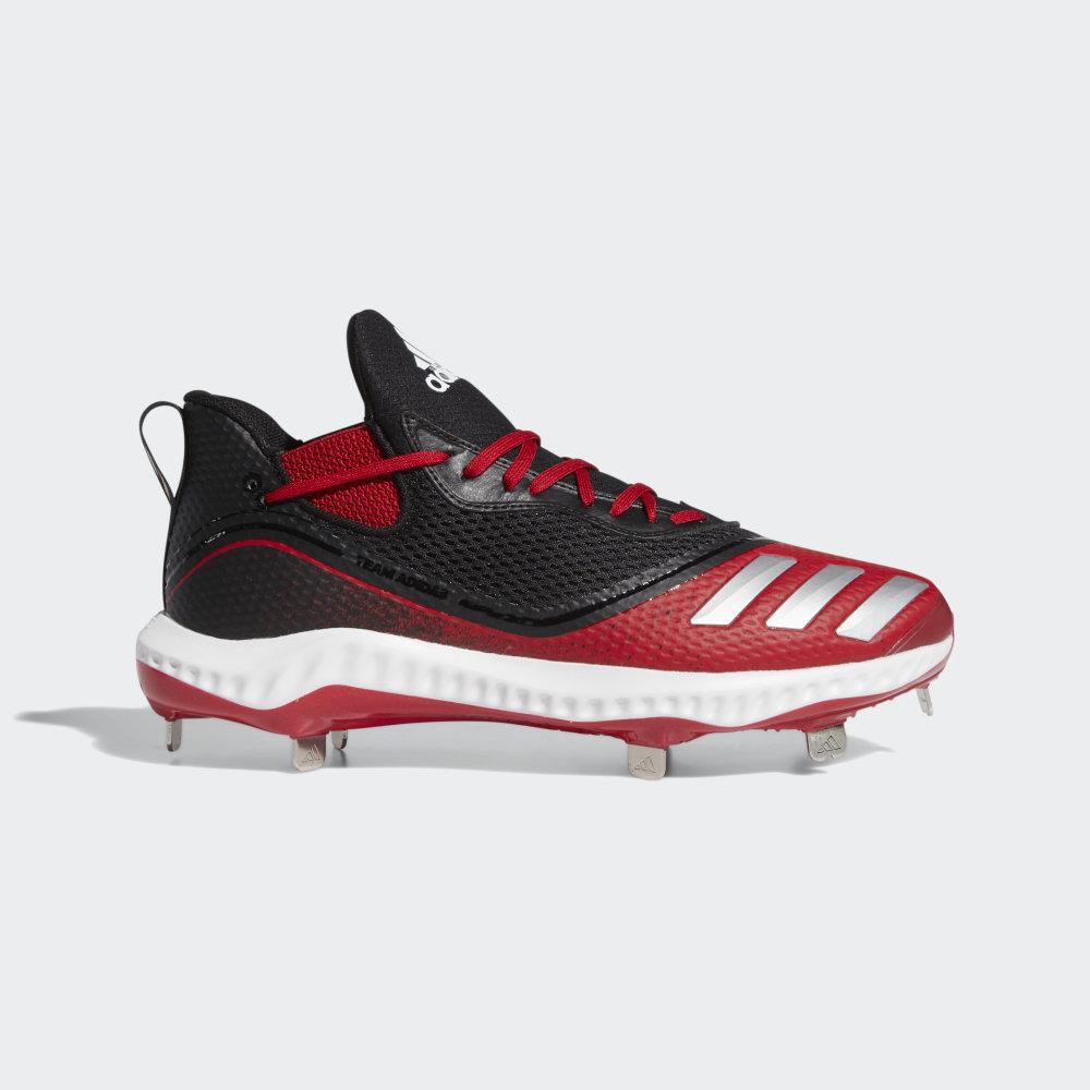 Tenisi Adidas Icon V Bounce Barbati Romania - Negrii/Argintii Metal/Rosii G28254